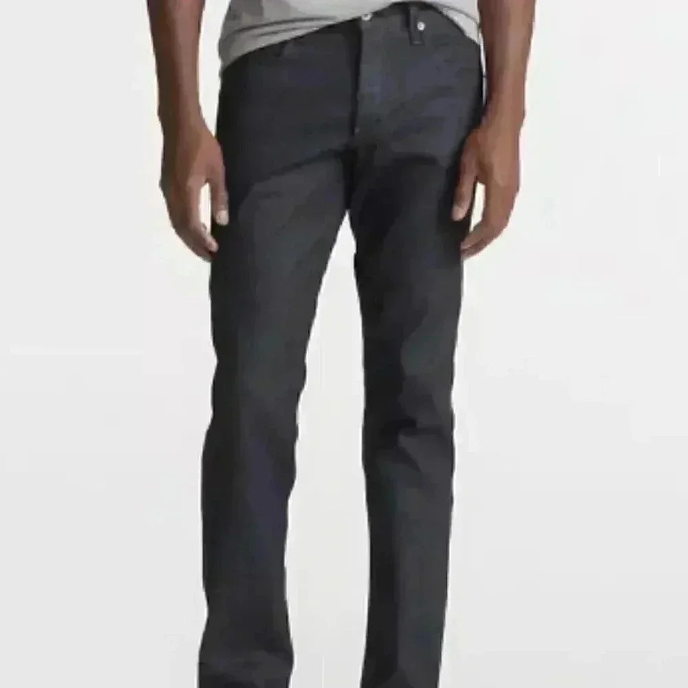 Rag and bone 5 pckt button Slim Fit Dark Indigo Authentic Stretch denim Jean  31